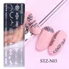 Festive Christmas Nails Stamping Plate Snowflakes Winter Holiday Joy Design Printing Stencil Templates Manicure Tool #Xmas-2022 3