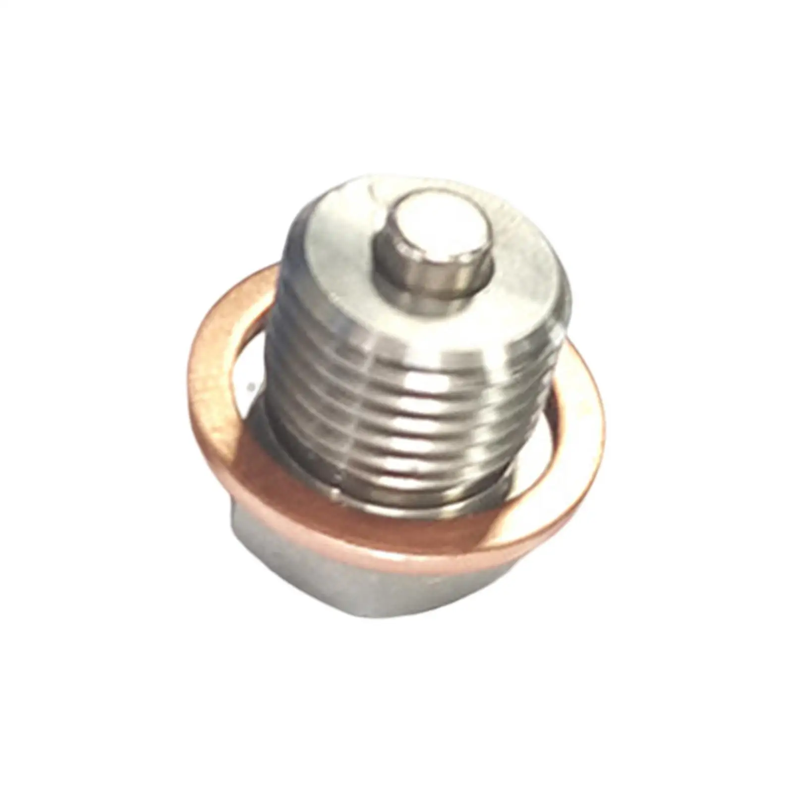 

Oil Drain Plug M12x1.75 Easy to Install Anti Vibration with Cooper Washer Engine Oil Pan Protection Plug for Car Motorcycle