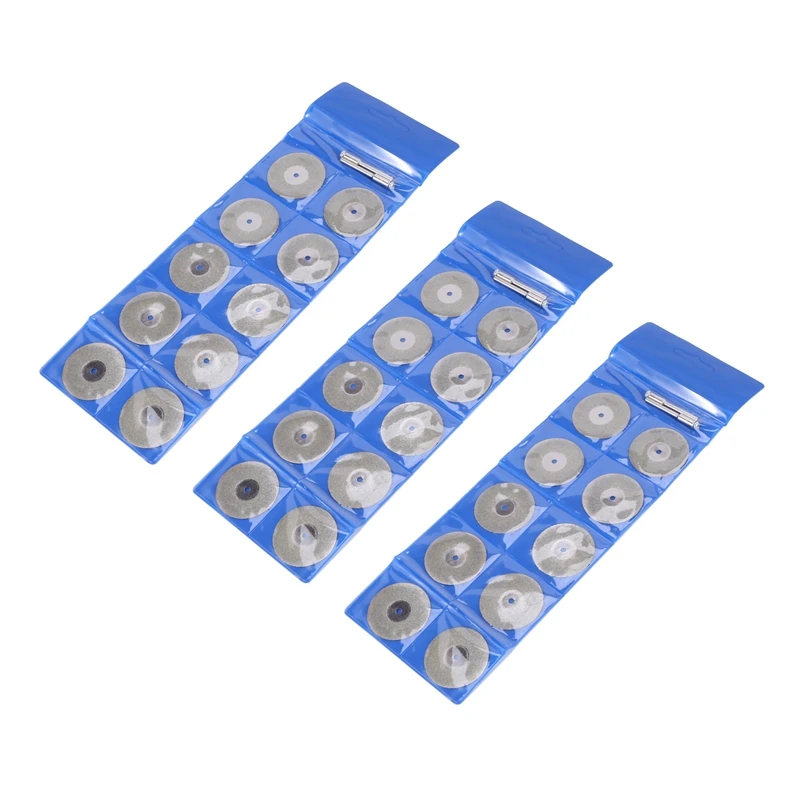 

30Pcs Accessories 35Mm Diamond Cutting Disc For Metal Grinding Wheel Disc Mini Circular Saw For Drill Rotary Tool