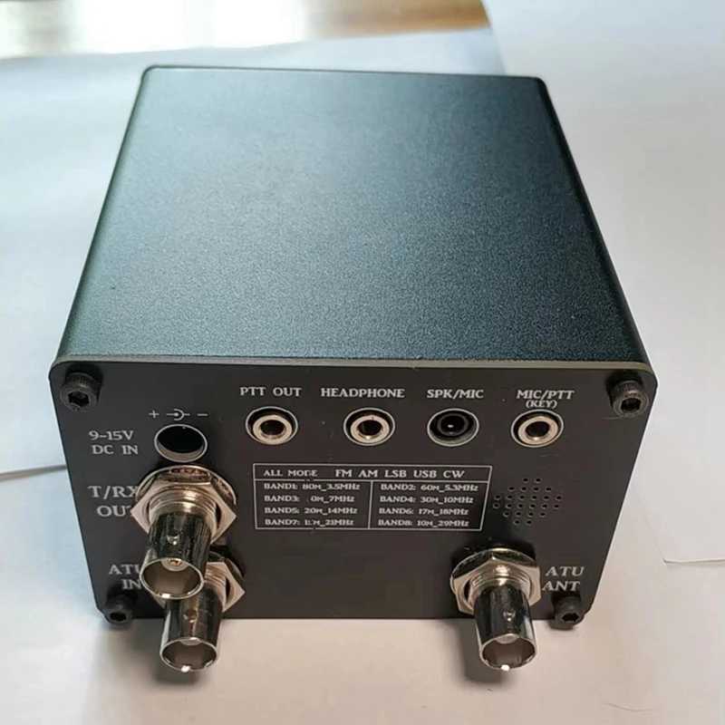 

USDX SDR трансивер, все режимы, 8-полосный приемник, радиостанция HF Ham QRP, встроенный фотографический тюнер, двойной OLED-дисплей