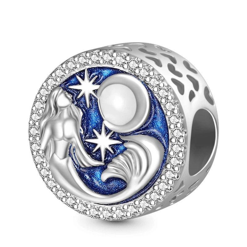 925 Sterling Silver Blue Series Turtle Owl Leaf Clouds Charm Bead Fit Original Pendant Bracelet DIY Jewelry Gift charm jewelry sterling silver jewelry beads charms animal charm jewelry sterling silver beads silver charm bead charm bead beads jewelry sterling silver beads charm silver bead bracelet silver charm bracelet bead jewelry making loose beads