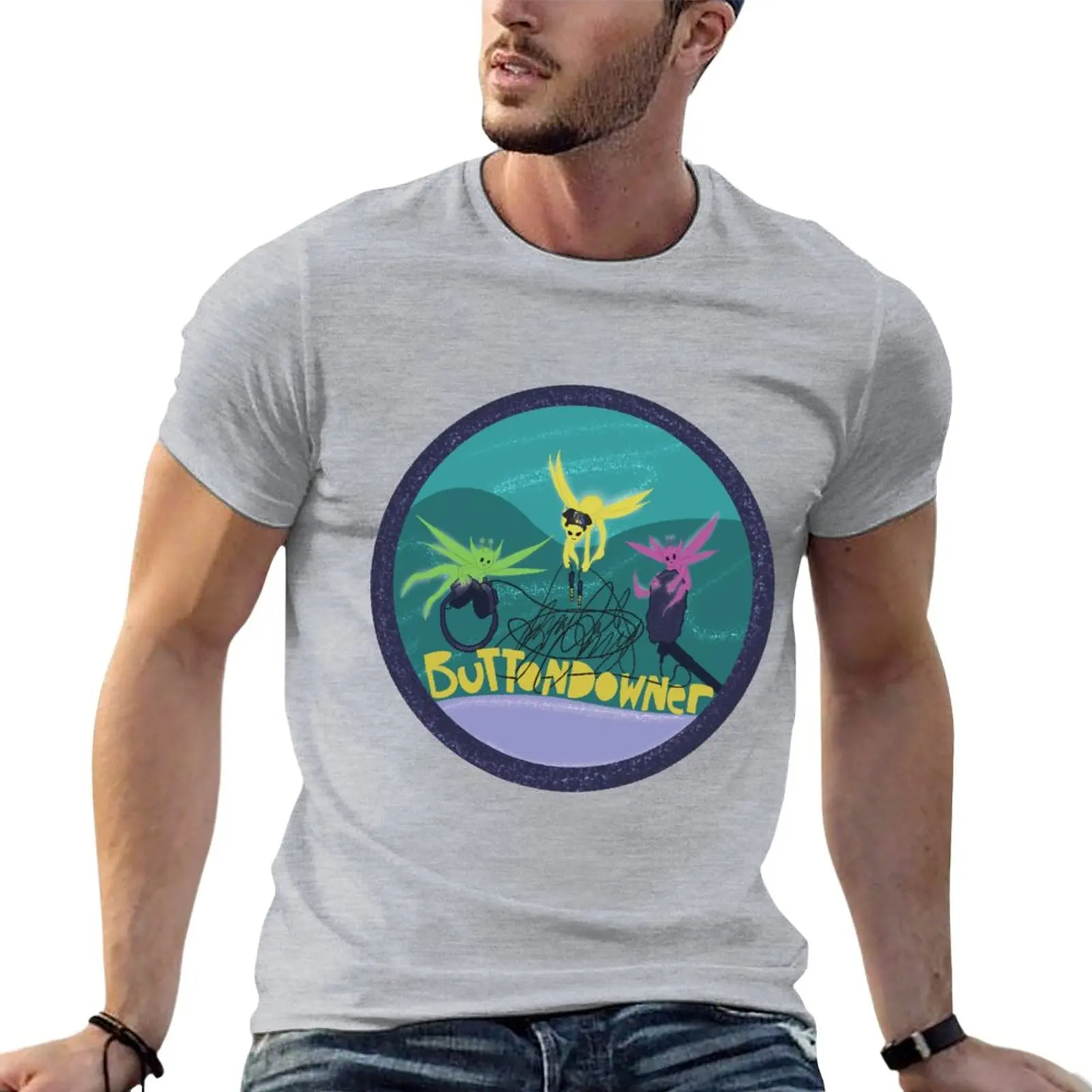 Buttondowner-Camiseta Cryptid Factor para hombre, ropa kawaii de talla grande, nueva edición