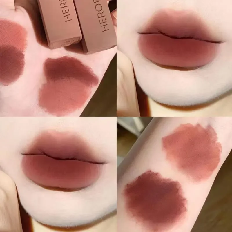 Small Emotional Lip Mud Matte Durable Waterproof Longlasting Hidden Lip Pattern Coloring Lip Small Convenient to Carry Lip Gloss 4