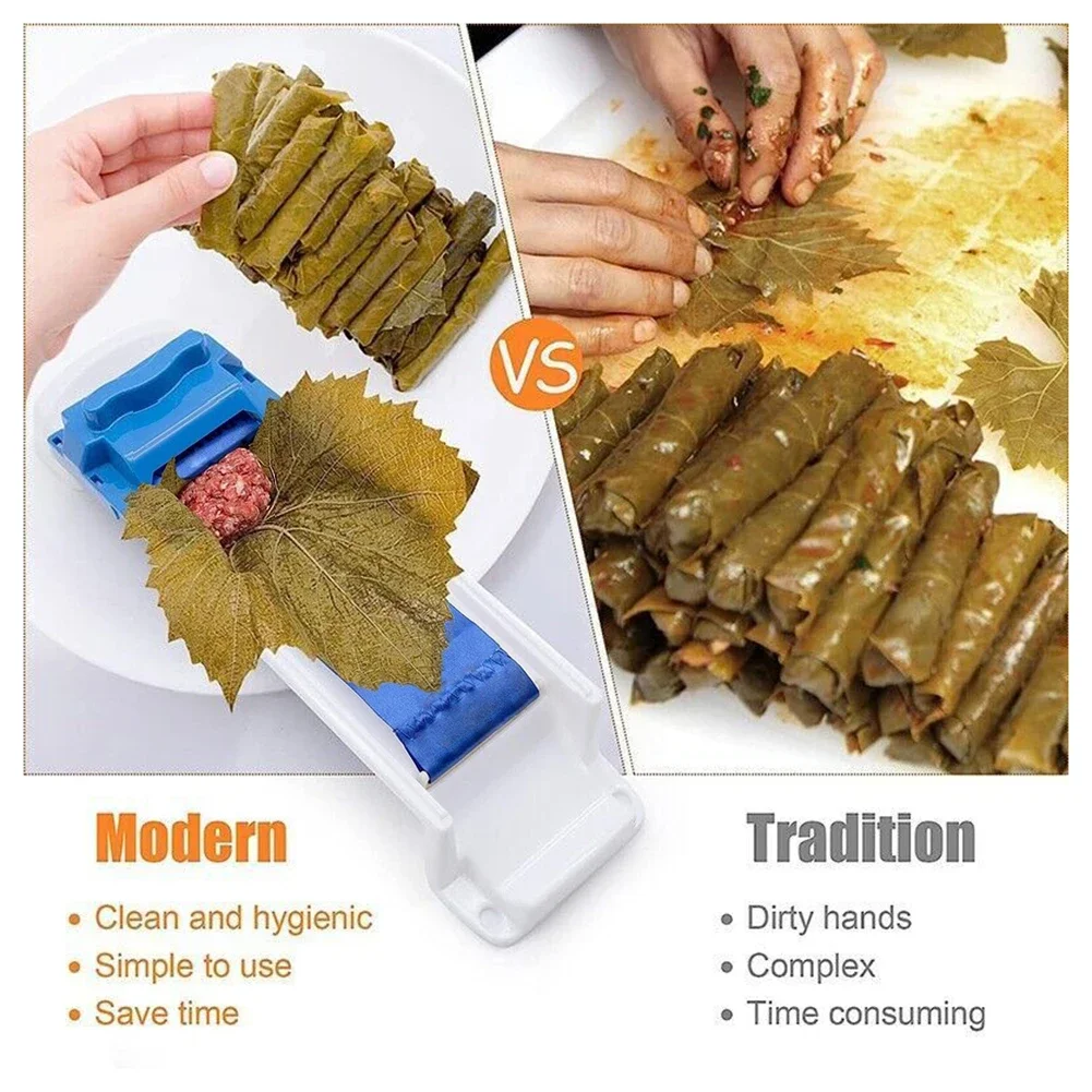 Convenience Perfect Roll Sushi Making Machine Magic Roller Meat and Vegetable Roller Stuffed Grape Cabbage Leaf Rolling Tool