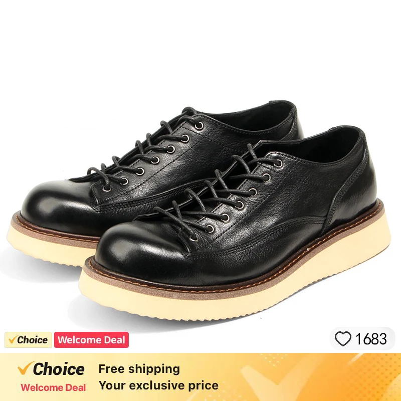 Soft Leather Mens Formal Shoes Luxury Quality Comfortable Brand Handmade Retro Genuine Leather Daily Wedding Social Shoes Male