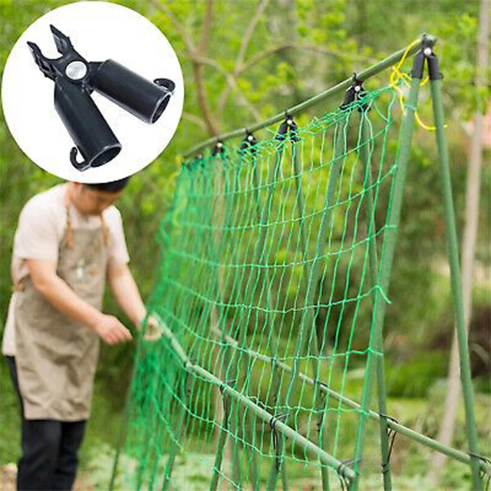 

Bracket Plant Clip Support Vegetable 11/16/20mm Yard 12pcs Black Cage Climbing Connector Fixing Garden Durable