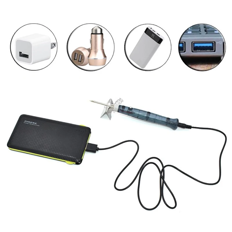 USB 저전압 전기 인두 납땜 주석 도구, 휴대용 전기 인두, 1 개