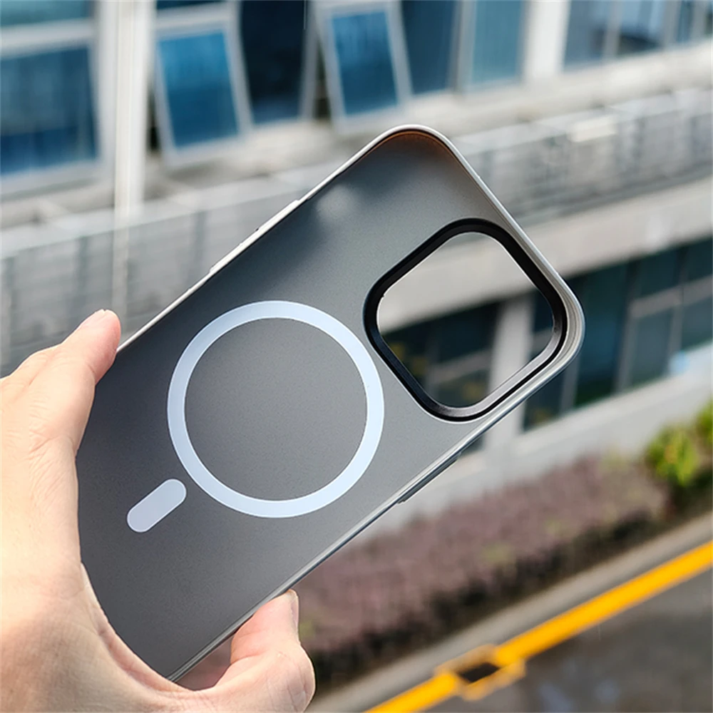 حافظة شحن لاسلكية مغناطيسية غير لامعة من Magsafe ،...