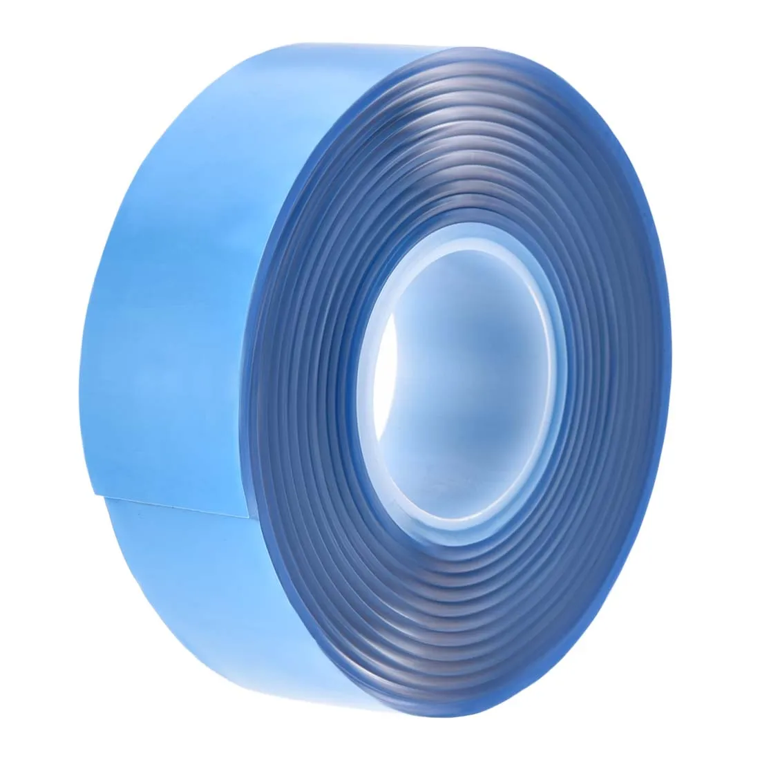 Double Sided Length 3M Width 30MM Acrylic High Temperature Adhesive Tape 2mm Thickness Clear with Blue Protect Film