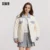 Down Jacket Women Mid-Length Waterproof Patchwork  New Winter Antistatic Loose Outerwear Down Jacket