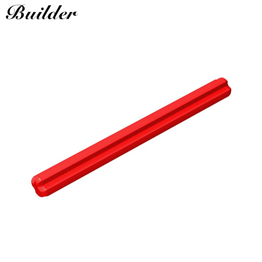 리틀 빌더 3706 빌딩 블록 DIY 조립 입자 MOC 기술 부품, 1x6 크로스 샤프트 액슬 47.5mm 10pcs 어린이 장난감