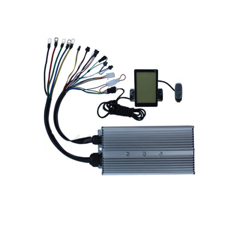 11 Inch 5000W 70km/h 48V/60V DC Brushless Hub Motor Kits Scooter Motor Electric Motorcycle with Controller LCD Display