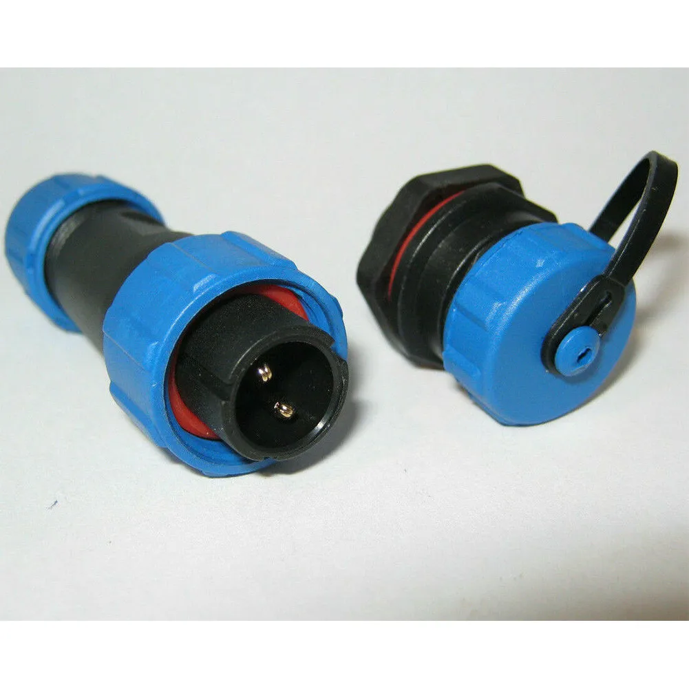 SP16 Waterproof Circular Socket Connector IP68 Rated with 2 to 9 Pins Essential for Low Frequency Applications