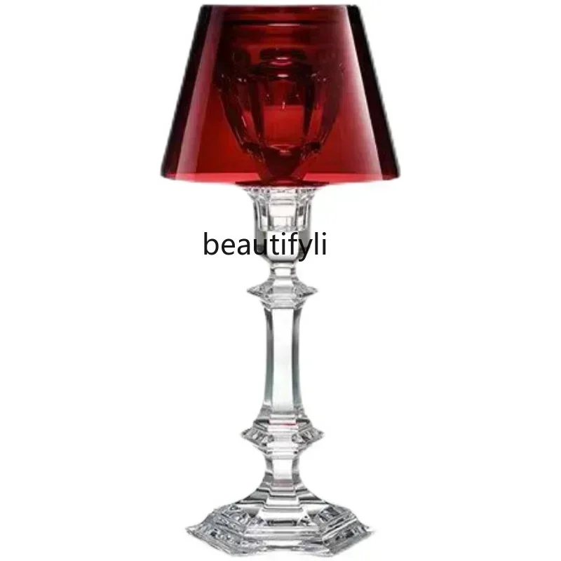 

Crystal Candle Holder Home Decoration Light Luxury Wedding Gift Atmosphere Candlestick