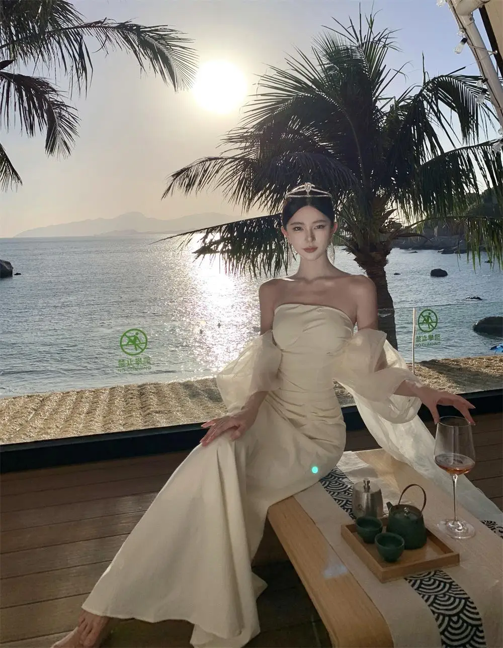 Elegant Wedding Long Dresses for Women Strapless Bodycon Mermaid Evening Party Dress Slim Prom Robe Korean Fashion Vestido Mujer