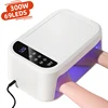 NEW 69LEDS UV LED Nail Lamp For Fast Drying Gel Nails Polish 300W Professional Gel Polish Drying Lamps With Timer Auto Sensor 1