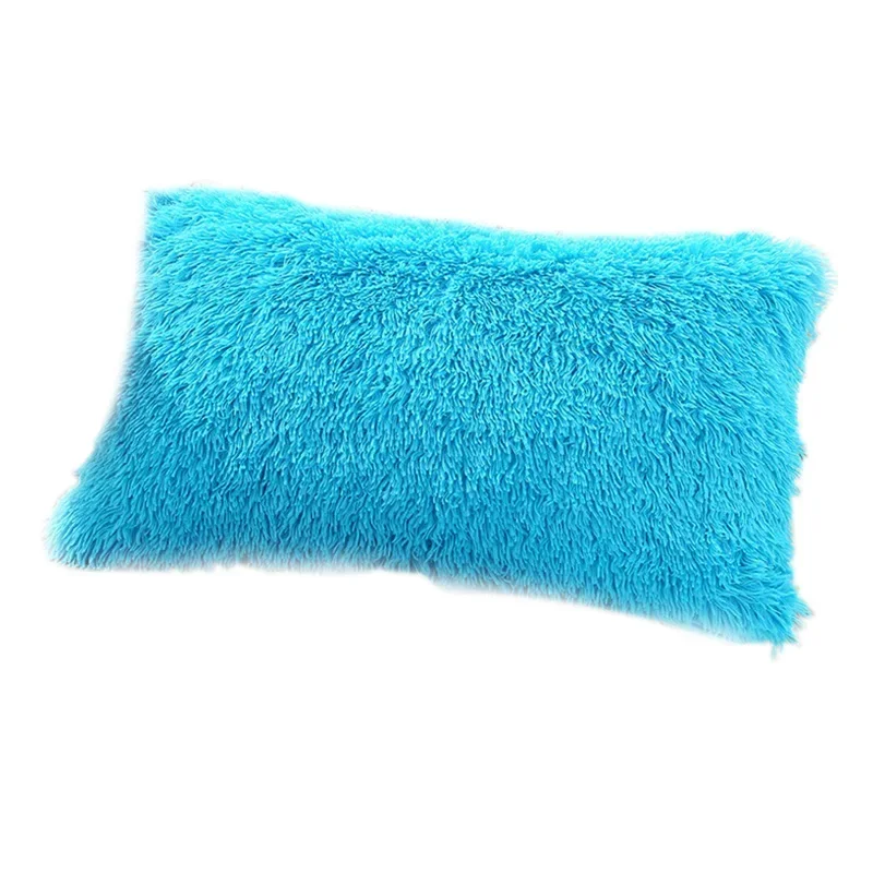 Blue cushion cover