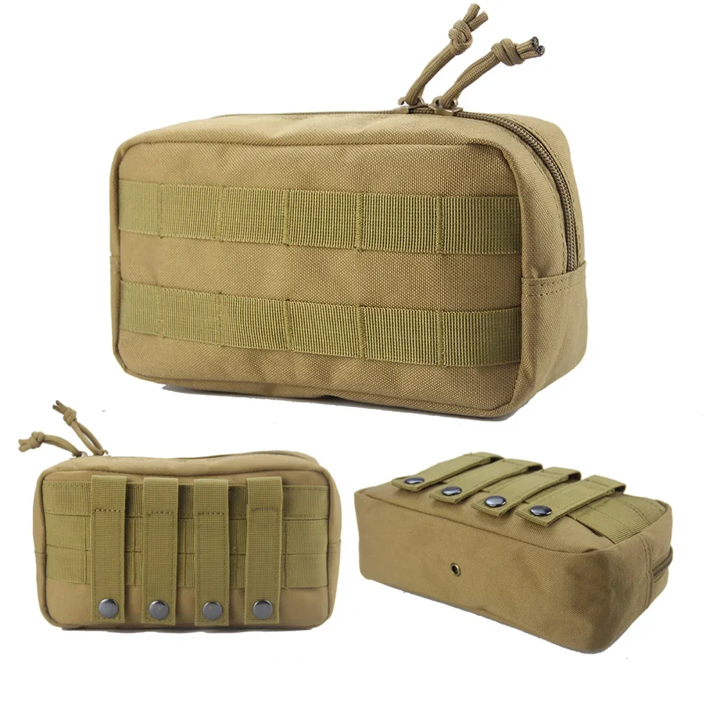 

Molle Pouch Military Tactical Waist Bag EDC Tools Zipper Waist Belt Pack Phone Case Pocket Airsoft Phone Army Molle Hunting Bag