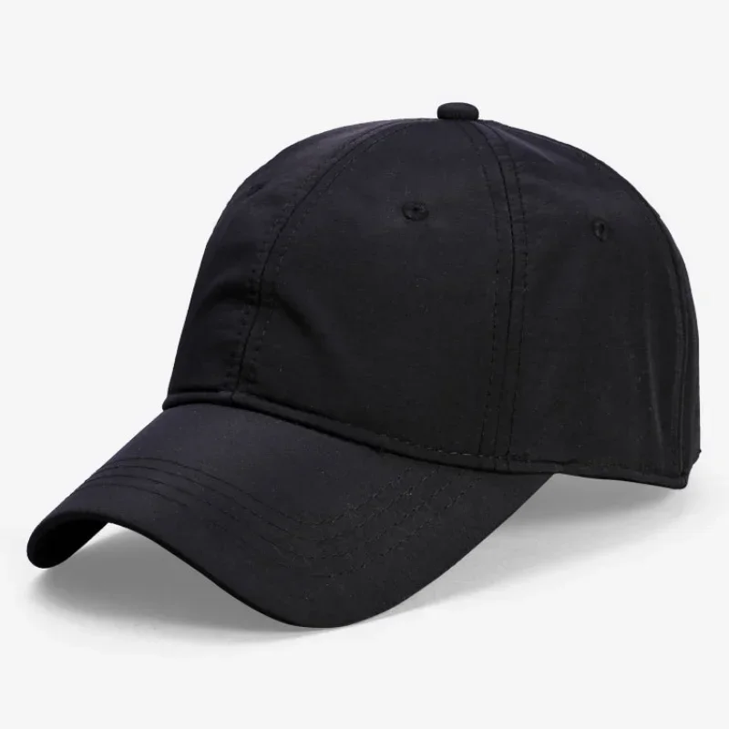 New Big Size 67cm Quick Dry Baseball Caps Breathable Dad Hat Plus Size Adjustable Soft Crown Running Caps Unisex Hats 64-67cm 3