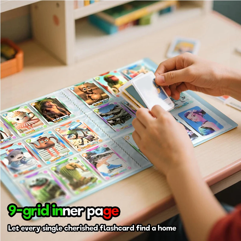 9포켓 이탈리아 브레인롯 트레이딩 카드 바인더, 북릿 텅 샤우르 트랄라레로 트랄랄라 카드 컬렉션 폴더, 어린이 크리스마스 선물