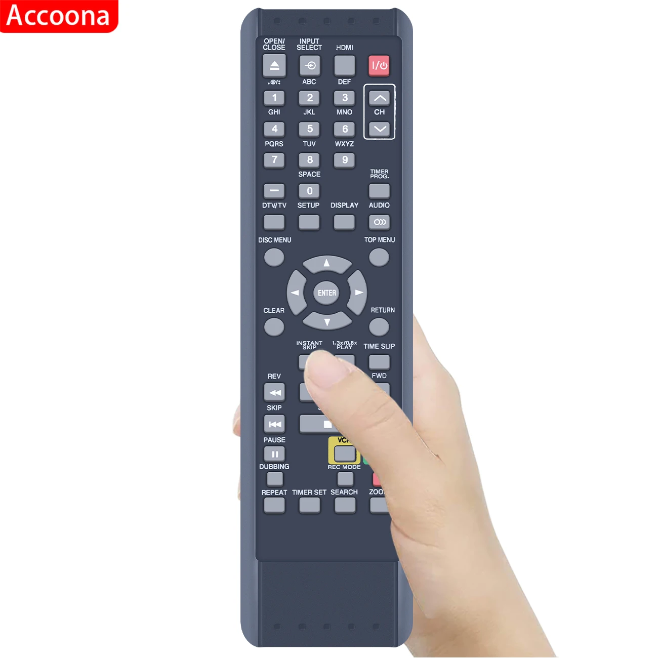 SE-R0294 Remote Control for Toshiba DVD VCR Combo DVR-660KU
