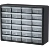 24-Drawer Plastic Storage Cabinet Garage Organization Lego Teacher Toolbox Makeup Organizer 20-Inch Unbreakable Stackable 1