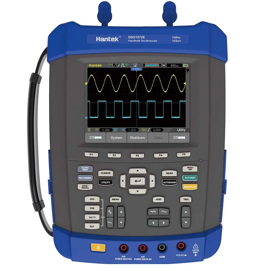 

Hantek Origial DSO1072E DSO1102E DSO1152E DSO1202E Oscilloscope Recorder DMM FFT Spectrum Analyzer Frequency Counter