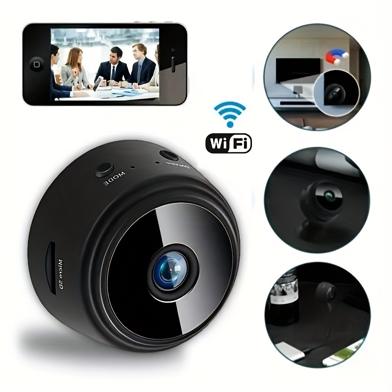 A 1080P Mini Camera with Smart AI Night Vision Capabilities Suitable for Use As a Nanny Cam Very Suitable For Home, Office