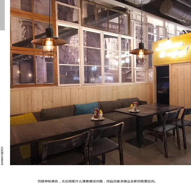 Description Picture 4 of itemLoft American Industrial Style Restaurant Retro Lamps Simple Creative Bar Clothing Store Creative Warehouse Birdcage Chandelier