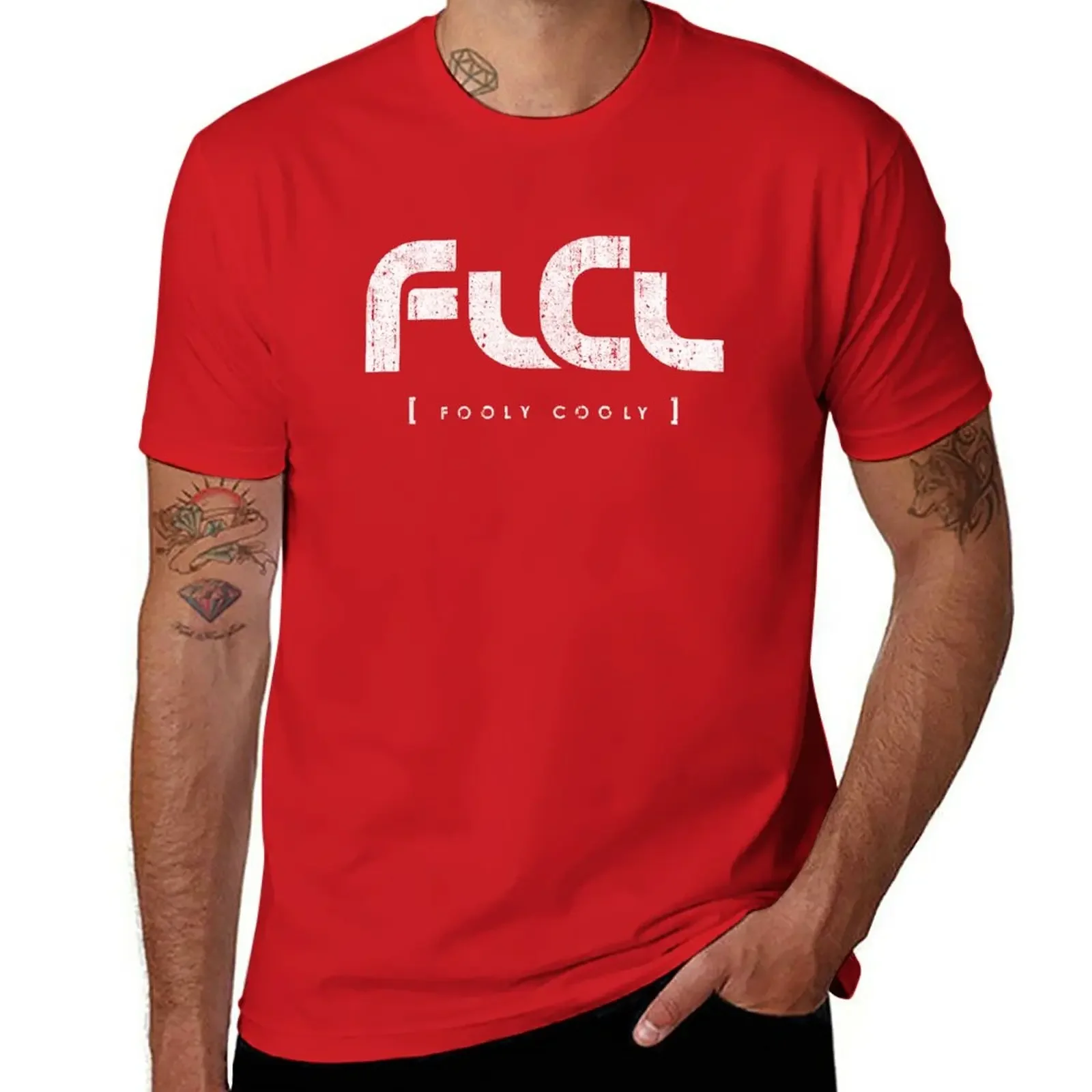 

FLCL T-Shirt plus sizes heavyweights mens t shirts pack