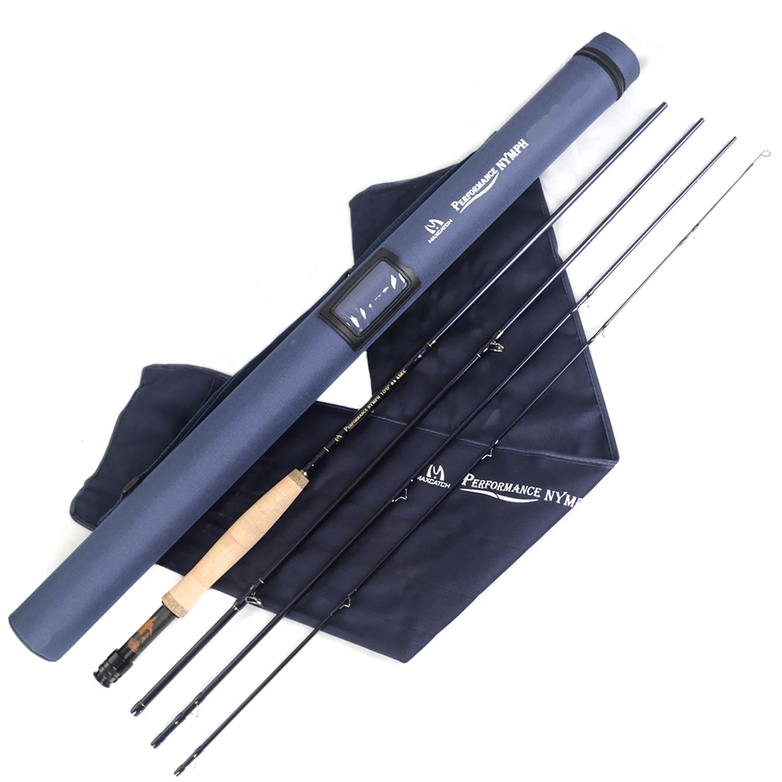 Maximumcatch Maxcatch Performance Nymph Fly Fishing Rod 2/3/4WT 10/11FT 4 Section IM10 Carbon AAA+ C