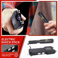 ხრიკები People Mini Led Shock Flashlight ელექტროშოკი Stick 1