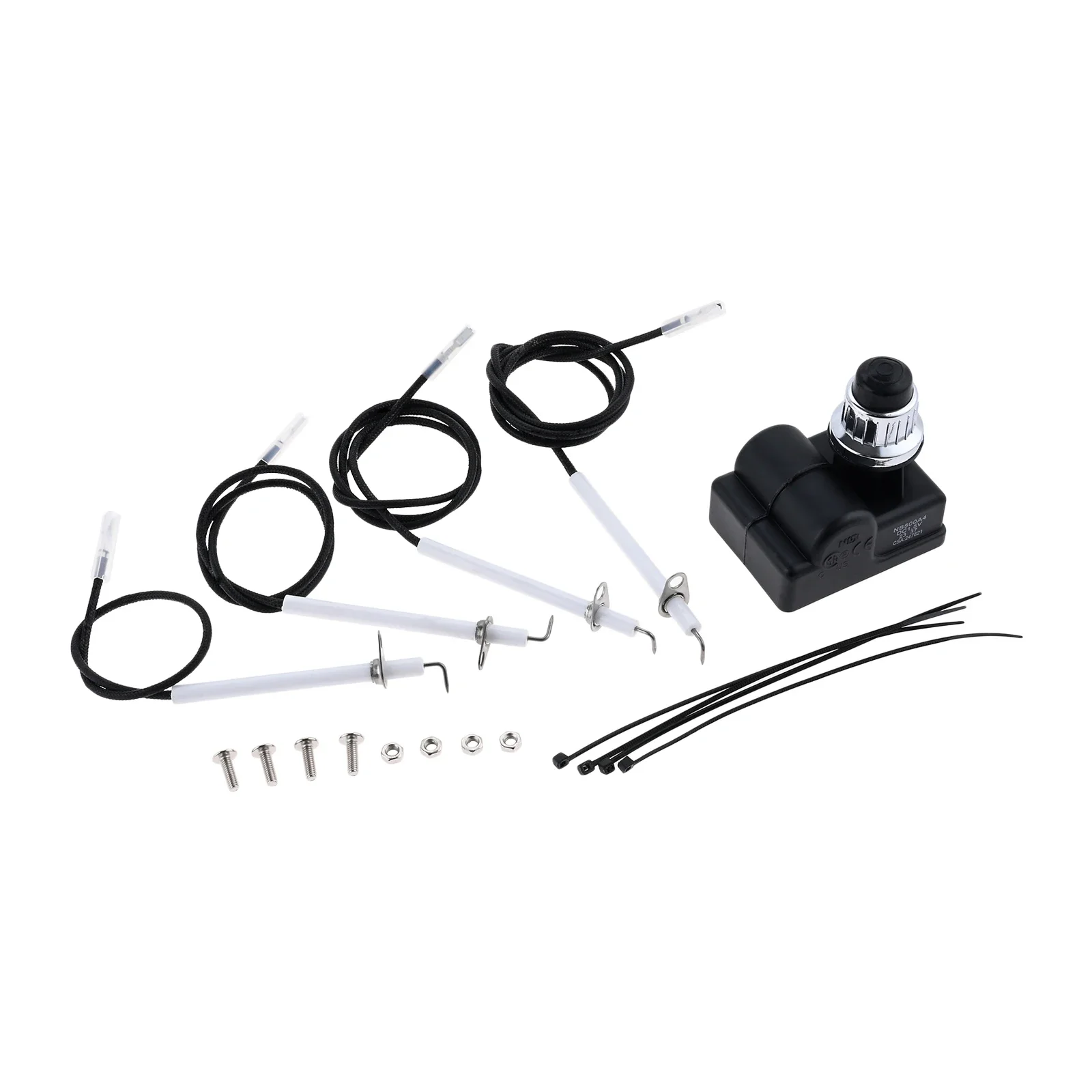 Igniter NB500A4 Tool Part Replacement Fit for M.C BBQ Gas Grill 4 Outlet AA Battery Spark Generator Push Button Ignitor Assembly