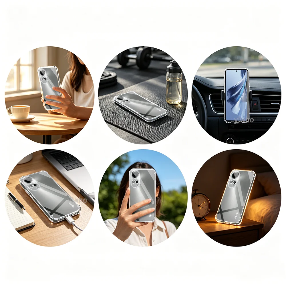 Clear Shockproof TPU Phone Case