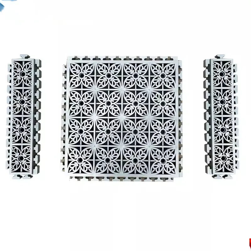Tree pit cover Splicing grate garden no trench splicing drainage plastic Grille Mats Floor grid drain tile