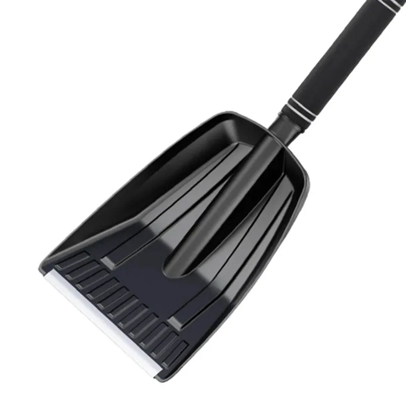 Snow Shovel Multifunctional with Ergonomic Handle Aluminium Alloy PP Portable