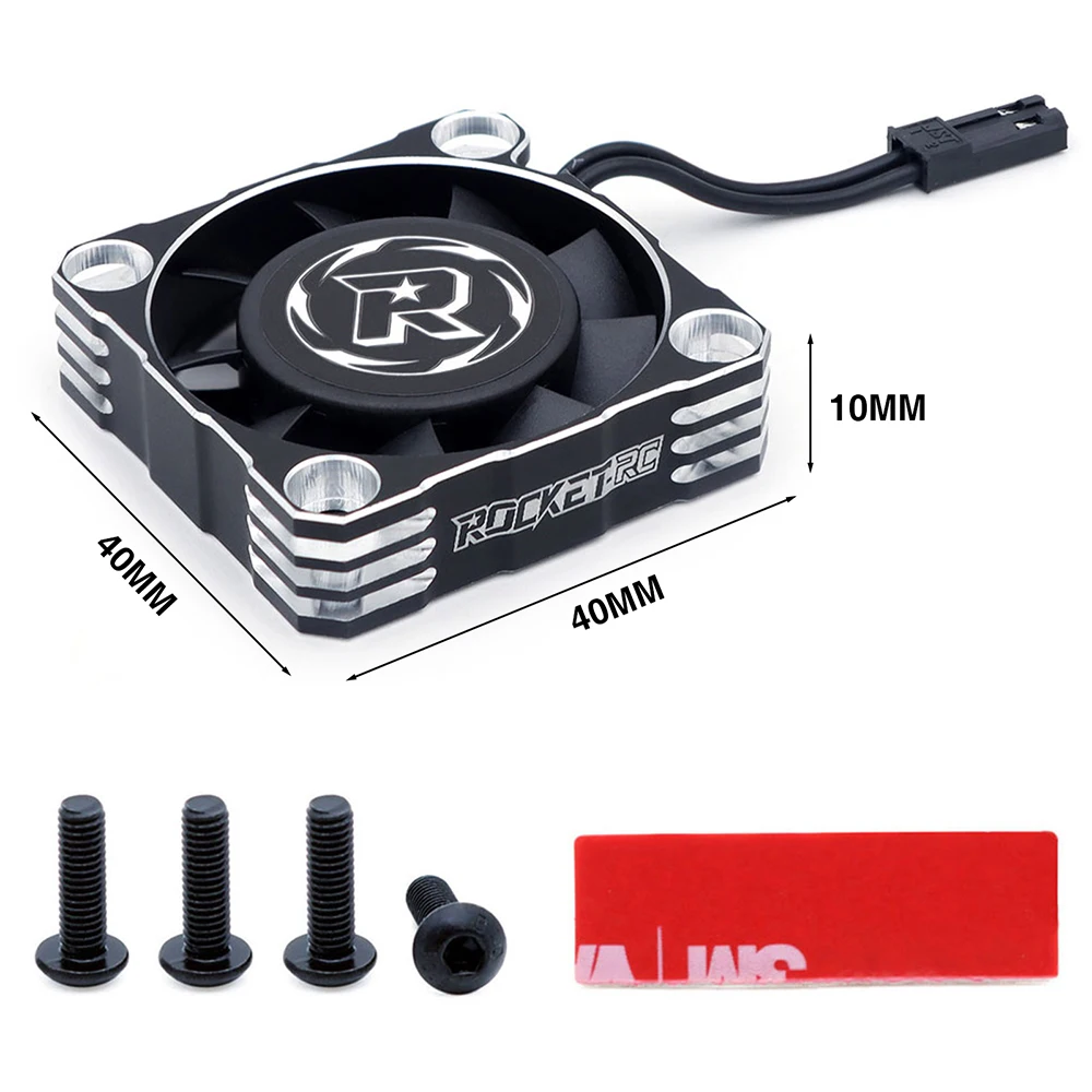 Raketen-RC-Metall kühl ventilator 8,4/40mm 16000 V 21000/30000 U/min a3 Version t6 Aluminium rahmen für die Wärme ableitung von RC-Esc-Motoren – Detail 19