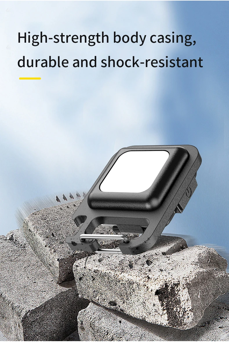 AIYATO Multifunction Locator Bluetooth Tracker Rechargeable floodlight Keys Find