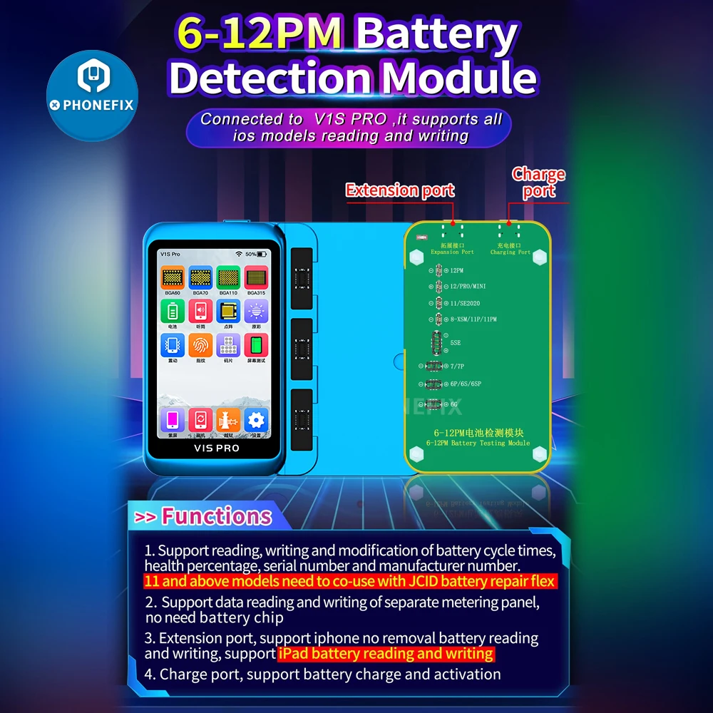 Battery Testing Module Health Cycle Battery Jc V1 Battery Repair