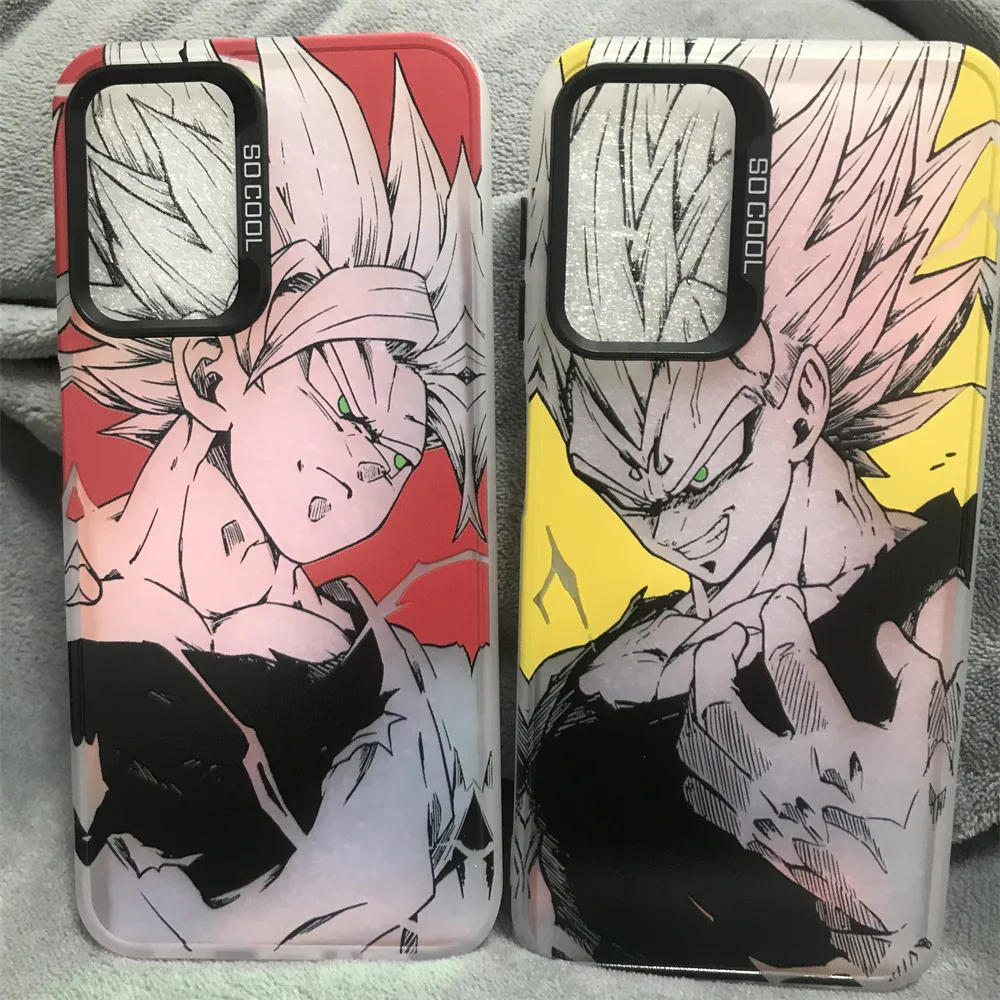 

Bandai чехлы с лазерным аниме «Драконий жемчуг» для Samsung galaxy s23 ultra s22 s24 plus s20 fe note20 a53 a73 Goku Vegeta Phonecase Funda