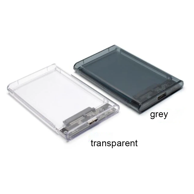 External hd case 2.5 SATA to USB 3.0 5Gbps Transparent Portable External hard drive 2.5 hdd Enclosure For PC Disk SSD Box q1