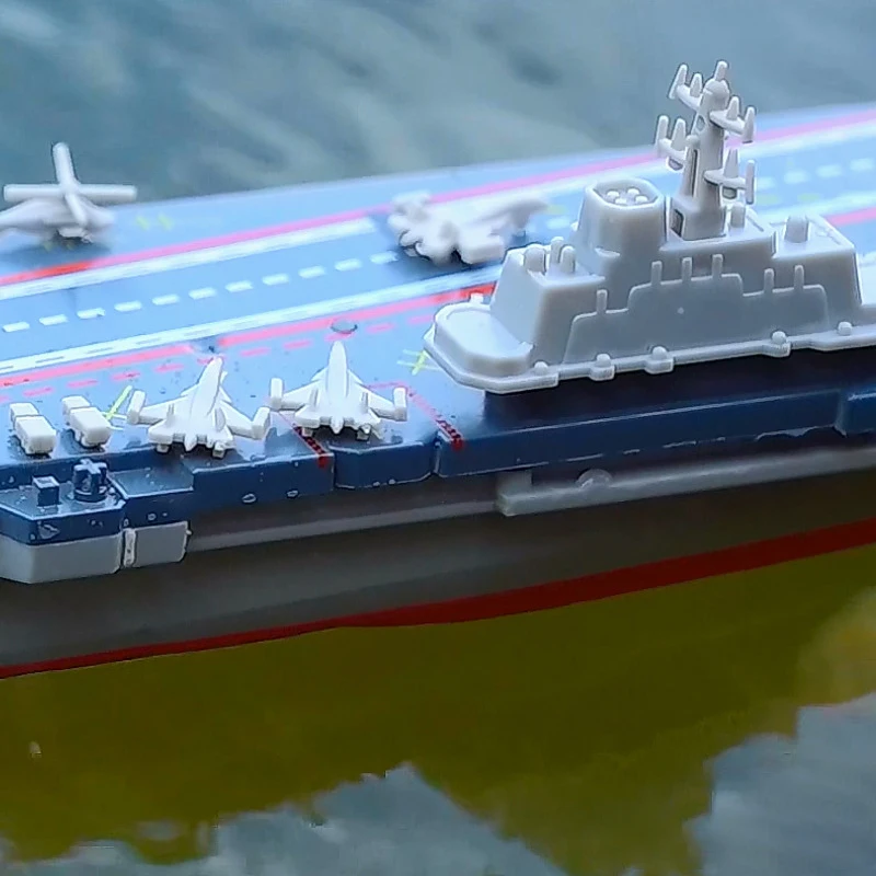 2.4G Mini Aircraft Carrier Military Model Ship Electric Wireless Remote Control Boat Toys for Boys Kids Gifts Children RC Toy remote control boat