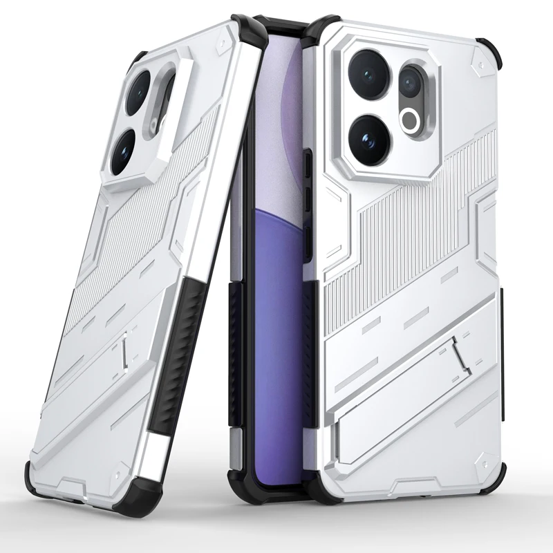 Punk Style Shockproof Rugged Armor Phone Case with Bracket