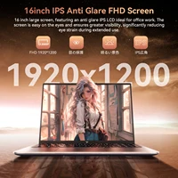 Laptop Computer AMD Ryzen7 H255 Windows Laptop 16 in IPS 16GB DDR5 512GB NVMe SSD Backlit 4