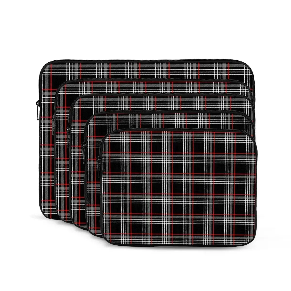 GTI Tartan Notebook Laptop Bag Case Pouch 10 12 13 15 17 Inch For Macbook Air Pro Tablet Shockproof Case Bag