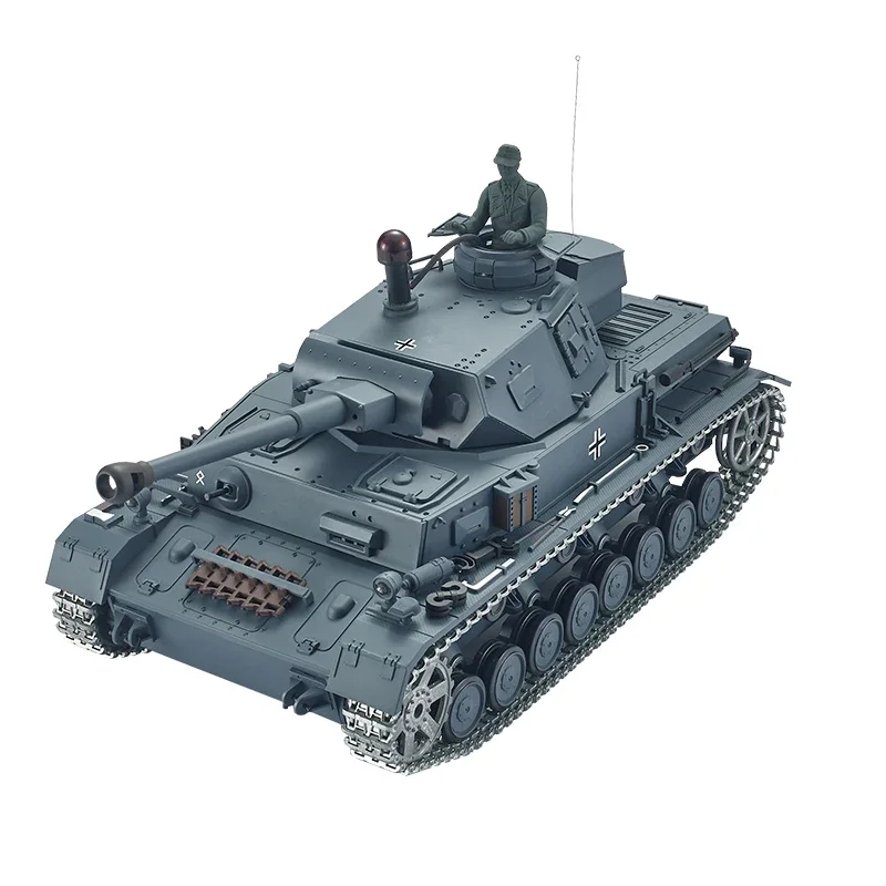 Henglong 3859 1/16 Remote Control Tank German Panzer IV (F2 Type) RC Medium Tank Model 7.0 Professional Metal Version RC Cars 5