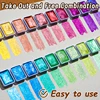 72 Colors Metallic Watercolors with Intense Sparkle, Pearlescent Glitter Solid Pigment, Flash Iridescent Paints, Golden Slivery 2