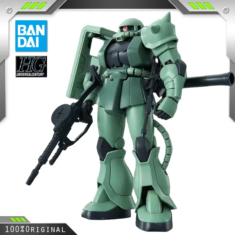 

BANDAI Аниме HG HGUC 241 1/144 MS-06 ZAKU II, новый мобильный отчет, Сборная модель Gundam, экшн-фигурки, рождественские подарки