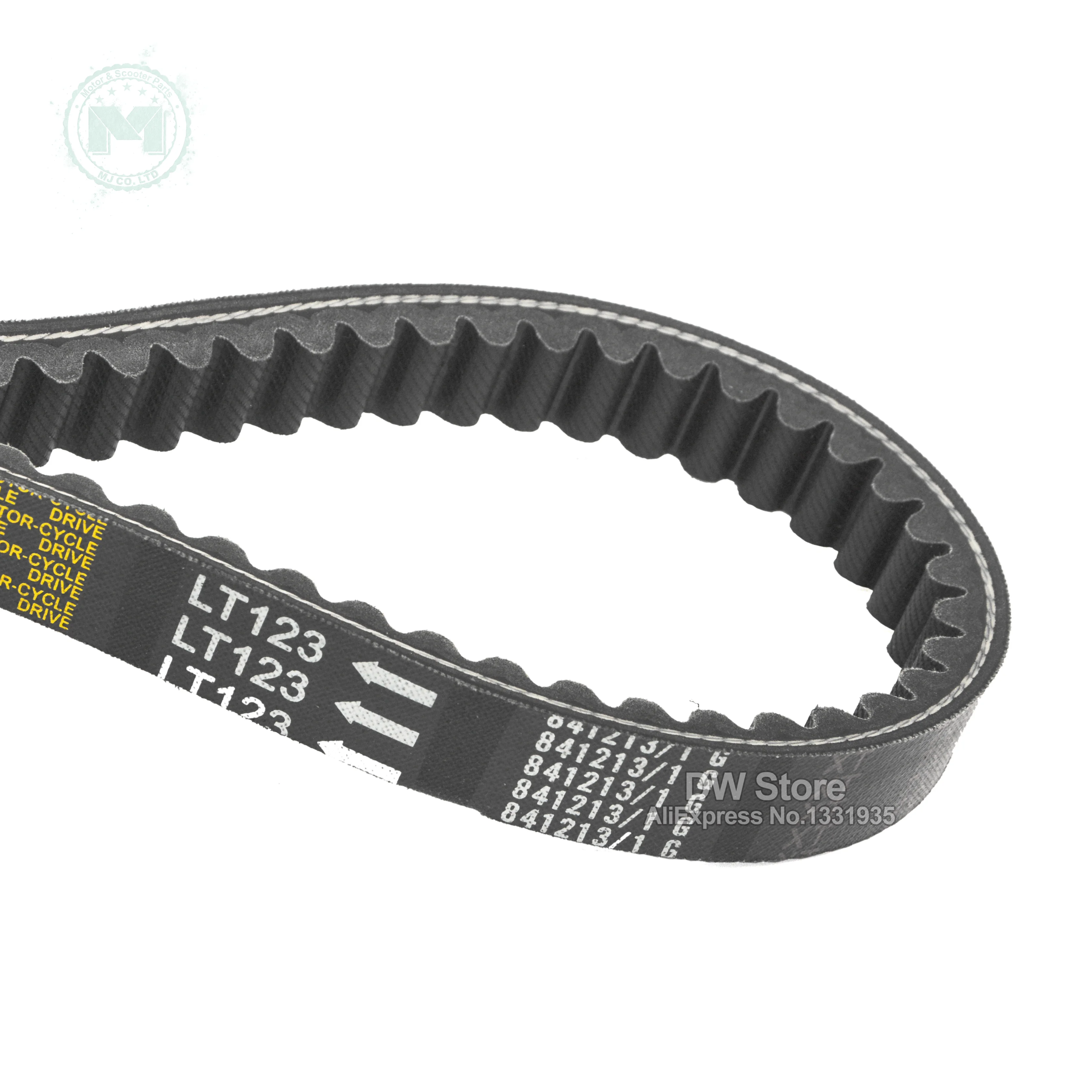 LT123 841213/1 G Motorcycle High Quality Rubber Drive Belt for PIAGGIO TYPHOON X7 eu3 Zip evo Mp3 125 for Vespa GTS 125 motorcycle scooter drive belt