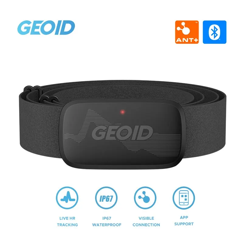 Czujnik tętna pulsu GEOID HS500 ANT+ Bluetooth za $10.79 / ~43zł